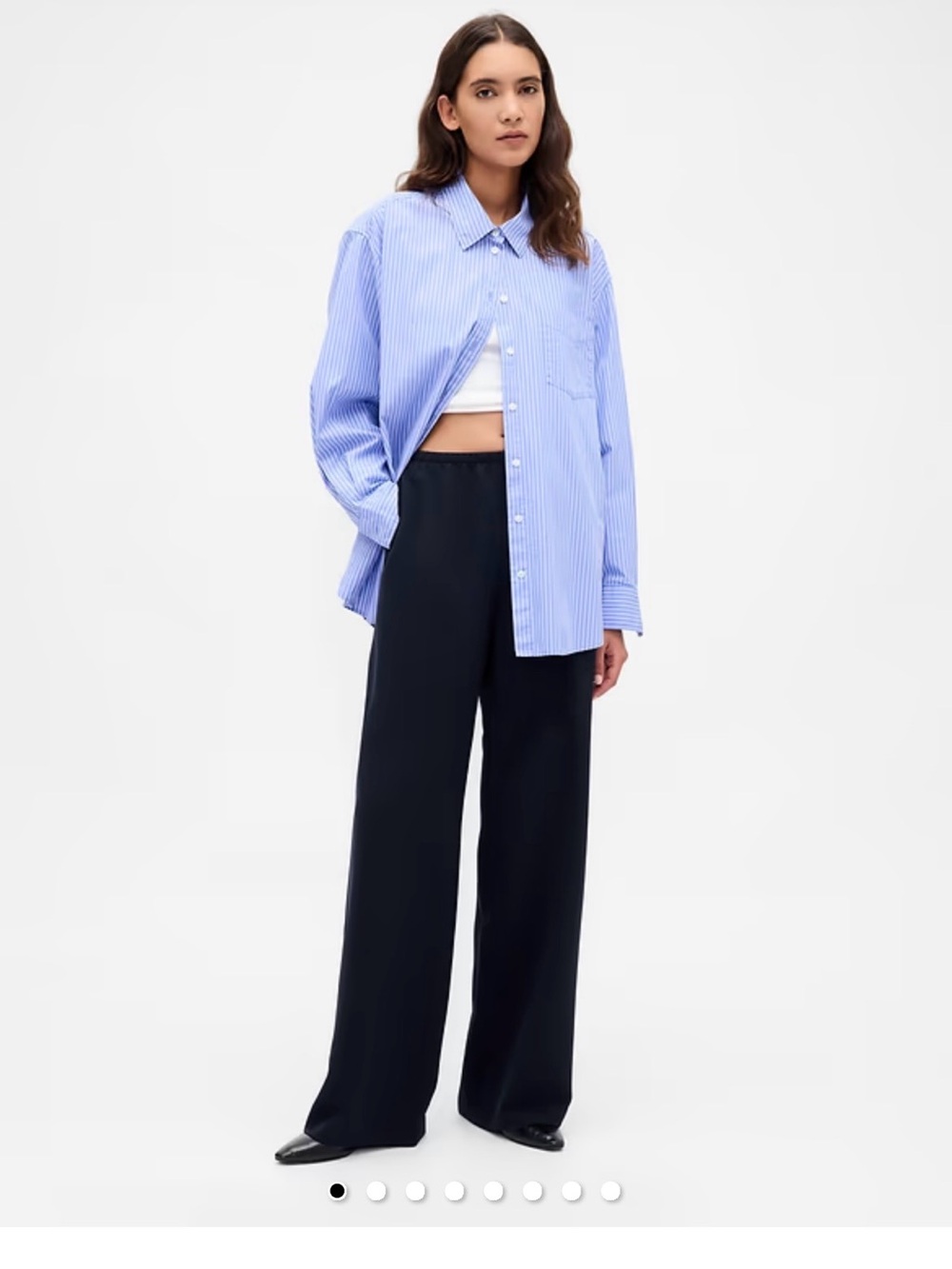 Gap Crepe (row look a like pants) Navy size XS new without tags never worn